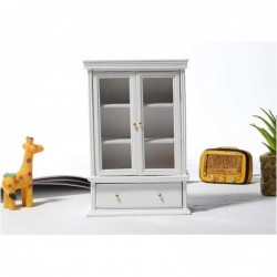 Exquisite White Doll House Miniatures Cabinet Model Bedroom Decor Accessory $24.34 Dollhouse Accessories