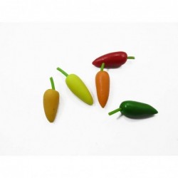 Dollhouse Miniatures Food Lot 10 Chili Pepper Loose Vegetable Supply 14683 $28.48 Dollhouse Accessories