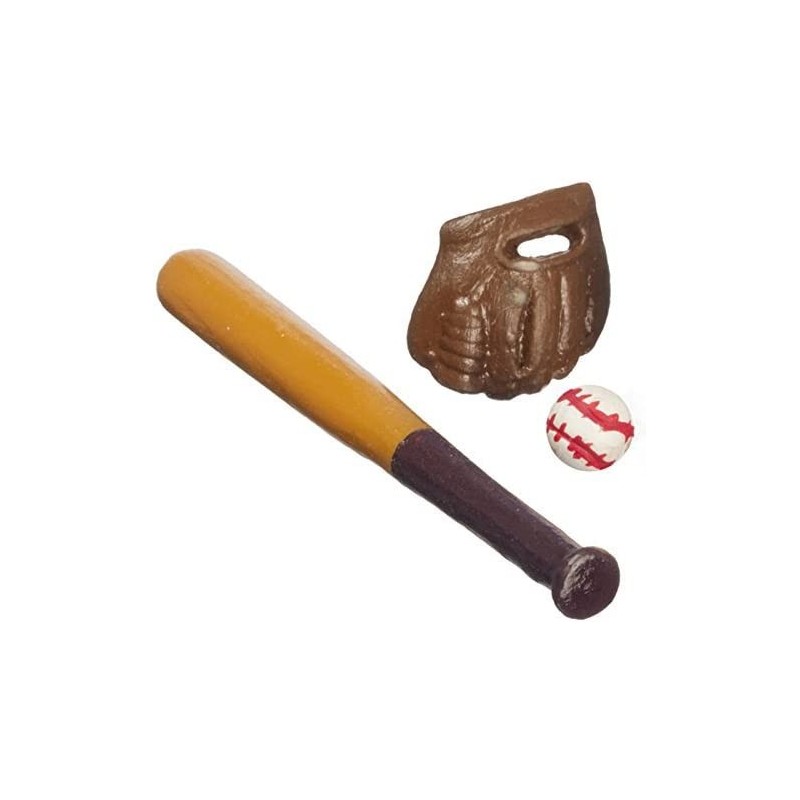 Dollhouse Miniature Baseball Set $15.09 Dollhouse Accessories