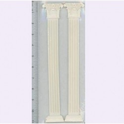 Tall Flat Back Fluted Column Molding Pair by Unique Miniatures $43.97 Dollhouse Accessories