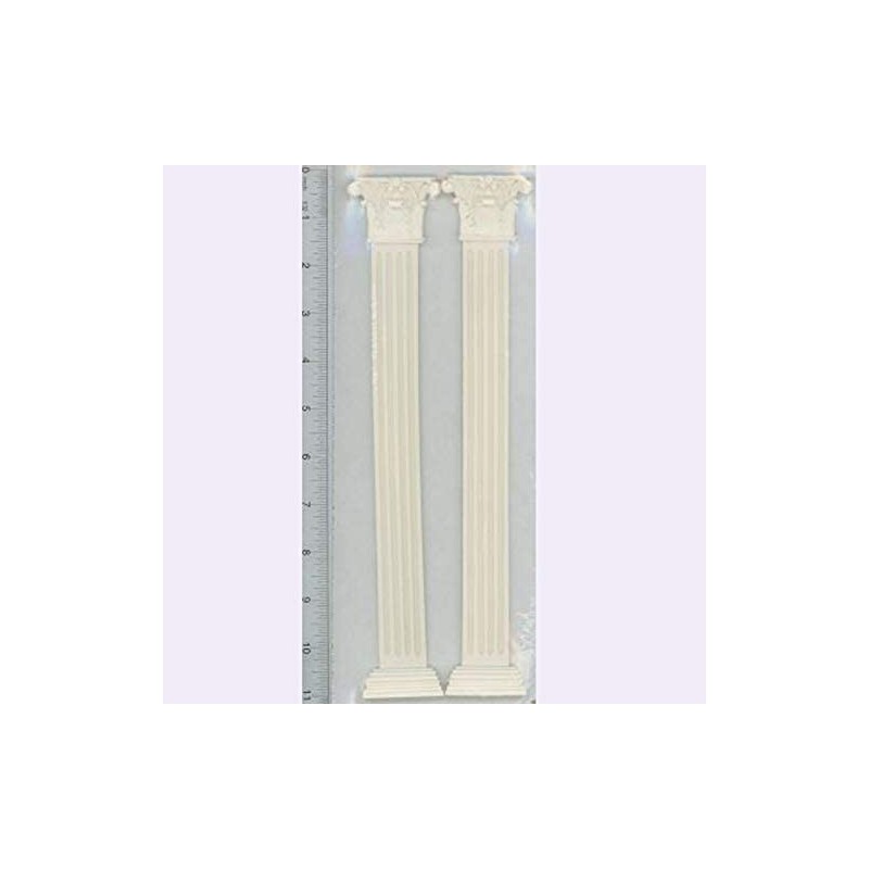 Tall Flat Back Fluted Column Molding Pair by Unique Miniatures $43.97 Dollhouse Accessories