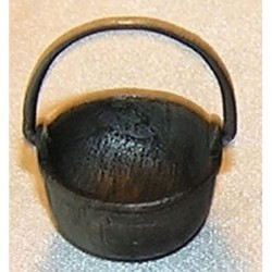 Small Cast Iron Hanging Pot or Cauldron by Island Crafts & Miniatures $26.81 Dollhouse Accessories