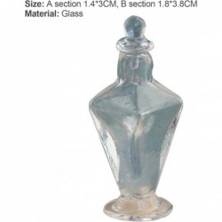 Miniature Bottle Decorative Cover Design Dollhouse Mini Glass Candy Jar for B $12.14 Dollhouse Accessories