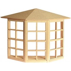 Dollhouse Miniature 24-Light Bay Window $55.06 Dollhouse Accessories