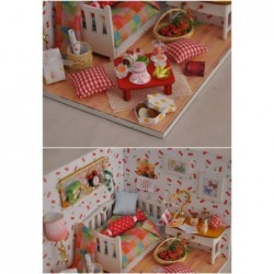 Dollhouse Miniature DIY House Kit Creative Room With Furniture and Glass Cover for Romantic Artwork Gift(Fruit of Autumn) $26...