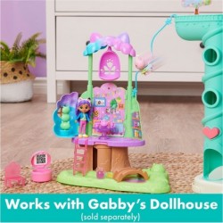 Gabby's Dollhouse Transforming Garden Treehouse Playset with Lights 2 Figures 5 Accessories 1 Delivery 3 Furniture Kids Toys ...