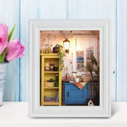 DIY Dollhouse Photo Frame Design Warm House Kit with Furniture Perfect Birthday Gifts Home Decoration for Friends Kids Lovers...