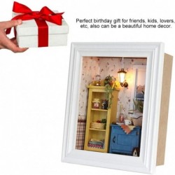 DIY Dollhouse Photo Frame Design Warm House Kit with Furniture Perfect Birthday Gifts Home Decoration for Friends Kids Lovers...