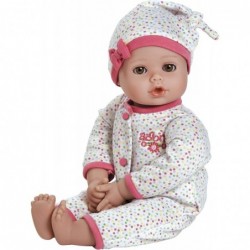 Playtime Dot 13 inch Baby Doll with spotty sleeper hat and Bottle $77.96 Dolls