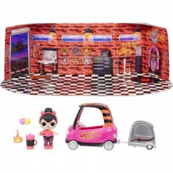 LOL Surprise Furniture B.B. Auto Shop with Spice Doll and 10+ Surprises Doll Car Set Accessories 11.3 Ounces $26.57 Dolls