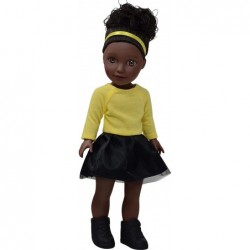 Glamour Girlz 14" Poseable Fashion Doll - Dolls for Girls Ages 3 Year Old and up - Dolls for 7 Year Old Girls (Black Hair) $5...