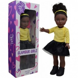 Glamour Girlz 14" Poseable Fashion Doll - Dolls for Girls Ages 3 Year Old and up - Dolls for 7 Year Old Girls (Black Hair) $5...