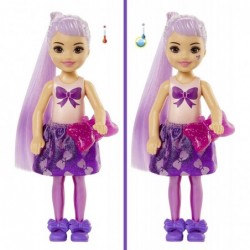 Color Reveal Chelsea Doll with 6 Surprises: 4 Mystery Bags Water Reveals Doll's Look & Color Change on Bodice Glitter Series ...