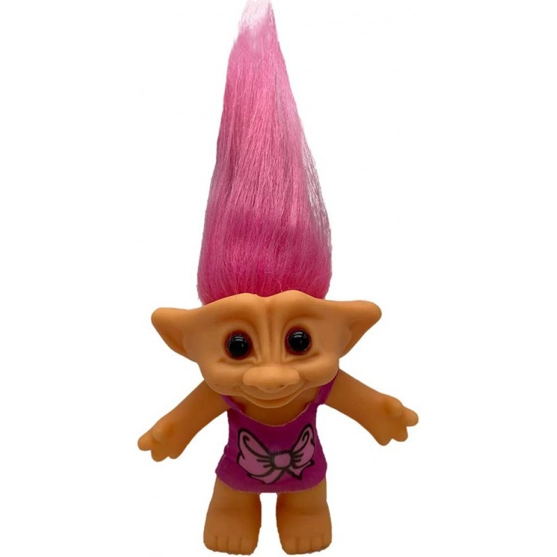 PVC Vintage Trolls Dolls Lucky Doll Action Figures Chromatic Adorable for Collections School Project Arts and Crafts Party Fa...