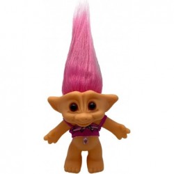 PVC Vintage Trolls Dolls Lucky Doll Action Figures Chromatic Adorable for Collections School Project Arts and Crafts Party Fa...