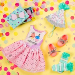 – What A Surprise! – 14-inch Deluxe Birthday Party Doll Outfit – Toys Clothes & Accessories for Girls Ages 3 & Up $18.94 Dolls