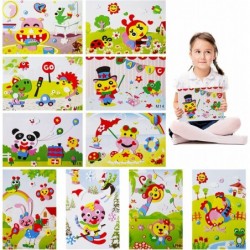 Mosaic Sticker Art Kits 3D EVA Foam Sticky Puzzles for Kids Toddlers DIY Arts & Crafts Preschool Activities Learning Educatio...