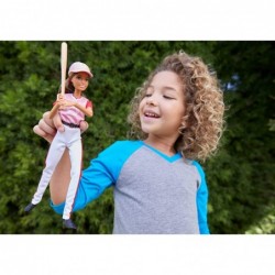 Olympic Games Tokyo 2020 Softball Doll with Softball Uniform Tokyo 2020 Jacket Medal Softball Bat and Glove for Ages 3 and Up...