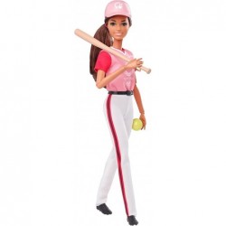 Olympic Games Tokyo 2020 Softball Doll with Softball Uniform Tokyo 2020 Jacket Medal Softball Bat and Glove for Ages 3 and Up...