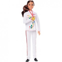 Olympic Games Tokyo 2020 Softball Doll with Softball Uniform Tokyo 2020 Jacket Medal Softball Bat and Glove for Ages 3 and Up...