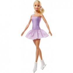 Figure Skater Doll Dressed in Purple Outfit $47.50 Dolls