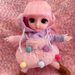 BJD Doll 6-inch Spherical Joint Doll Beautiful Girl Dress up Toy Princess Gift (Ayla) 6inch $34.06 Dolls