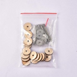 20 Set 40MM Doll Joint Cotter Pin Joints and Fibreboard Discs Wooden Dolls Accessories for Soft Toys Teddy Crafts $16.75 Dolls