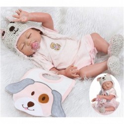 Reborn Baby Dolls Silicone Full Body Girl 20 inch Reborn Doll Anatomically Correct Baby Girl Doll Eyes Closed $105.17 Dolls