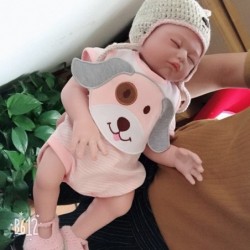 Reborn Baby Dolls Silicone Full Body Girl 20 inch Reborn Doll Anatomically Correct Baby Girl Doll Eyes Closed $105.17 Dolls