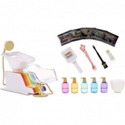 Salon Playset with Rainbow of DIY Washable Hair Color Foam for Kids and Dolls - Doll Not Included $61.24 Dolls