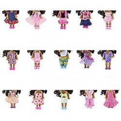 Lot 10 Fashion Clothes Dress Outfit for 4 inch Dolls Xmas Birthday Gifts $17.24 Dolls