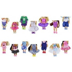 Lot 10 Fashion Clothes Dress Outfit for 4 inch Dolls Xmas Birthday Gifts $17.24 Dolls