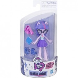 Equestria Girls Fashion Squad Twilight Sparkle 3" Mini Doll with Removable Outfit Shoes & Accessory for Girls 5+ $25.32 Dolls