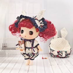 Ddung Home Leisure Small Otaku Girl Doll Confused Dress-Up Doll Gift Box Including 8 Rich Accessories Reusable Toy Set Suitab...