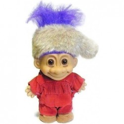 Troll Doll Vintage Frontier Mountain Boone Crocket Coon Hat $79.11 Dolls