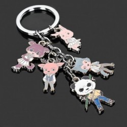 Beastars Keychain Set Metal Figures Pendants Doll Cute Anime Cartoon Keyrings Hanging Ornament colorful One Size $22.24 Dolls