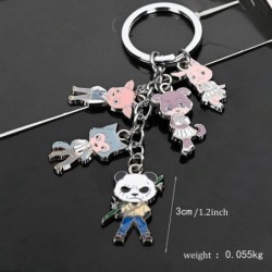 Beastars Keychain Set Metal Figures Pendants Doll Cute Anime Cartoon Keyrings Hanging Ornament colorful One Size $22.24 Dolls