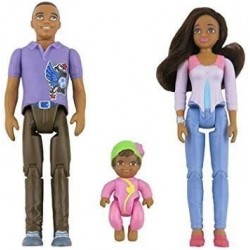 Fisher Price African American Mom Dad and Baby $85.13 Dolls