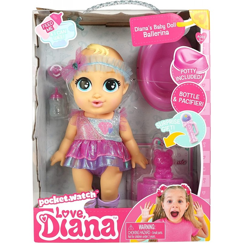 919996.002 Baby Doll Asst-Ballerina Mixed Colours $78.68 Dolls