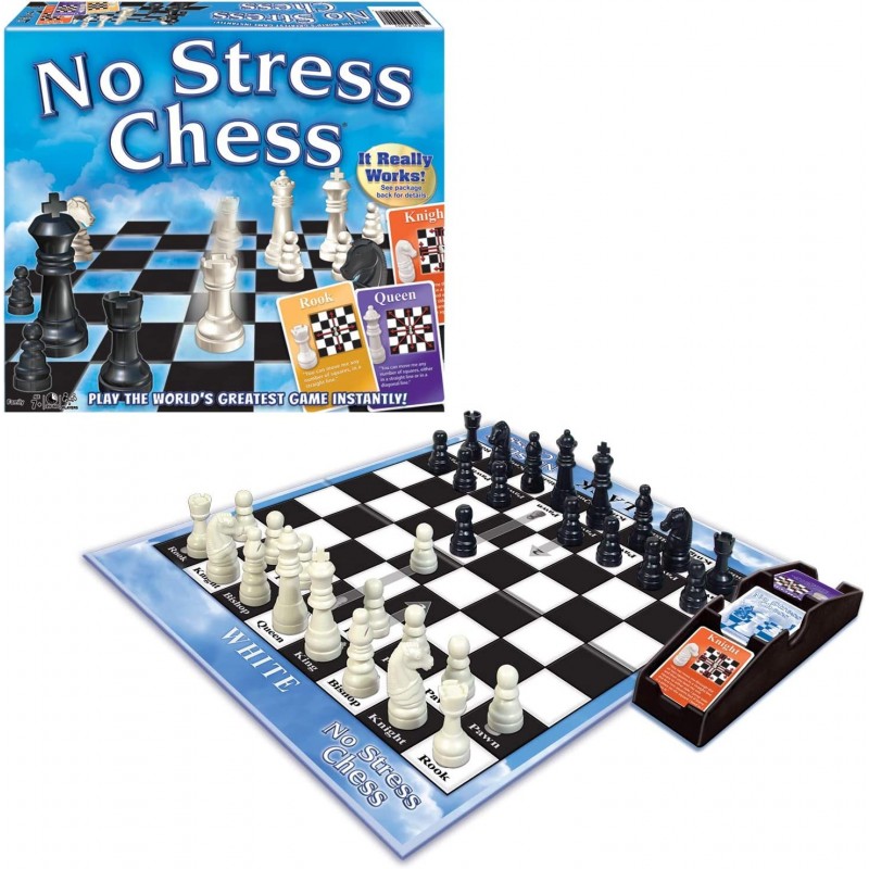 Winning Moves No Stress Chess Natural (1091) $23.39 Board Games