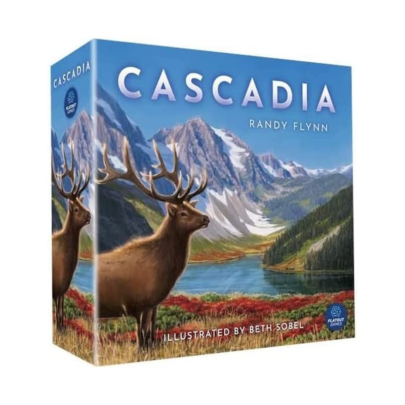 Cascadia Award-Winning Board Game Set in Pacific Northwest Build Nature Corridors Attract Wildlife Ages 10+ 1-4 Players 30-45...