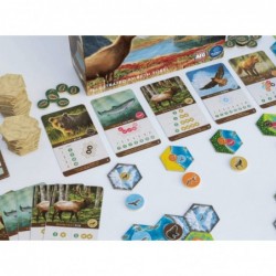 Cascadia Award-Winning Board Game Set in Pacific Northwest Build Nature Corridors Attract Wildlife Ages 10+ 1-4 Players 30-45...