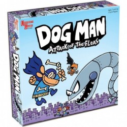 Dog Man Board Game Attack of The Fleas (Fuzzy Little Evil Animal Squad) Based On The Popular Dog Man Book Series by DAV Pilke...