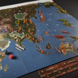 Avalon Hill Axis & Allies 1942 Second Edition WWII Strategy Board Game with Extra Large Gameboard Ages 12 and Up 2-5 Players ...