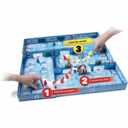 Brain Games: ICECOOL A Fast & Fun Penguin Flicking Strategy Board Game A Family Fun Game Everyone is Sure to Enjoy For Ages 6...