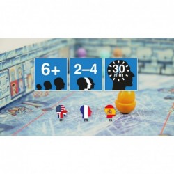 Brain Games: ICECOOL A Fast & Fun Penguin Flicking Strategy Board Game A Family Fun Game Everyone is Sure to Enjoy For Ages 6...