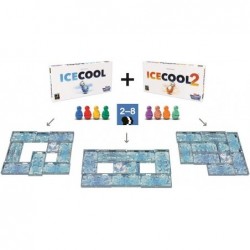 Brain Games: ICECOOL A Fast & Fun Penguin Flicking Strategy Board Game A Family Fun Game Everyone is Sure to Enjoy For Ages 6...