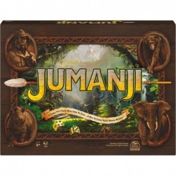 Jumanji The Game The Classic Scary Adventure Family Board Game Based on the Action-Comedy Movie for Kids and Adults Ages 8 & ...