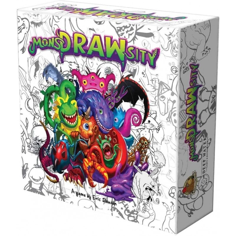 MonsDRAWsity Drawing Party Game Based on Verbal Description Take Turns Describing & Drawing a Bizarre Monster - Be The Player...