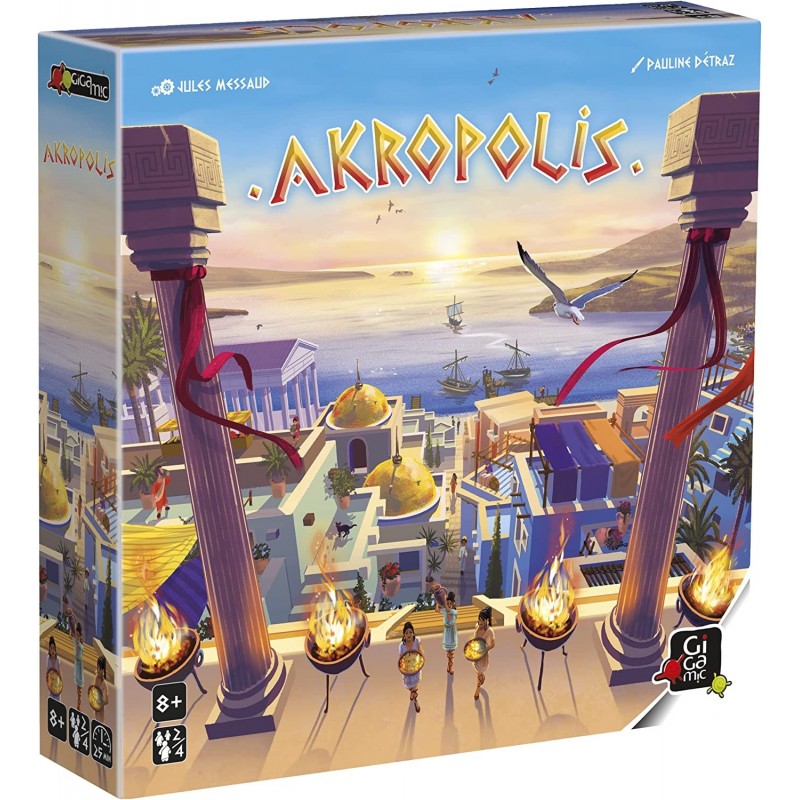 Akropolis | Strategy Game for Teens and Adults | Ages 8+ | 2 to 4 Players | 30 Minutes $49.39 Board Games